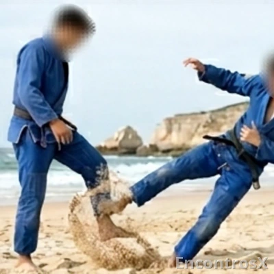 Lutadores de Jiu-Jitsu em Viagem
