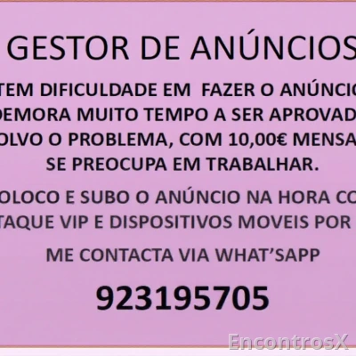 GESTOR ANUNCIOS/ALOJAMENTO/TRANSPORTE