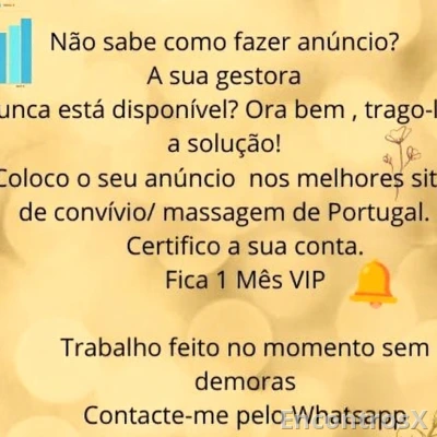 Publico o seu anúncio OFERTA 1 MÊS VIP