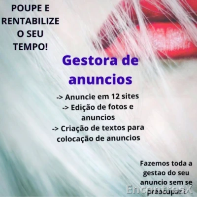 Gestora de Anuncios + d 12 anos / NACIONAIS . INTERNACIONAIS