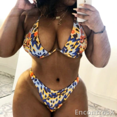 Preta chocolate linda sexy novidade