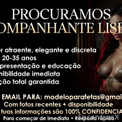 Procuramos acompanhantes início e ganhos imediato